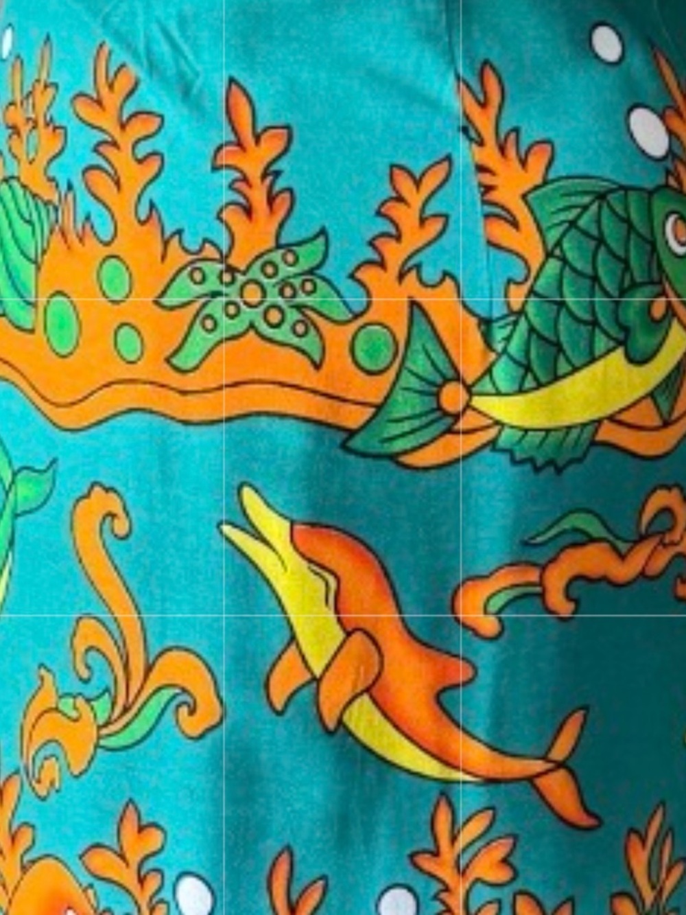 2 for $30 | Turquoise & Orange Printed Two-Piece Skirt Set - Picture 7 of 16